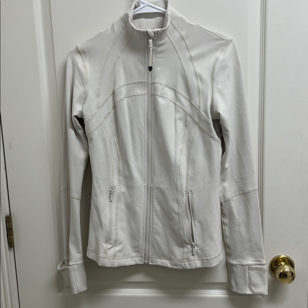 Lululemon Define Jacket *Luon |Size 8 White Opal - Picture 5 of 11
